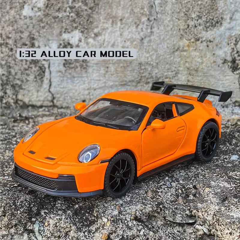 1:32 911 Racing Model Supercar Car Toy Boy Fast and Furious Alloy Diecast Vehicle Metal Kid Gift  One Piece Collection Ornament