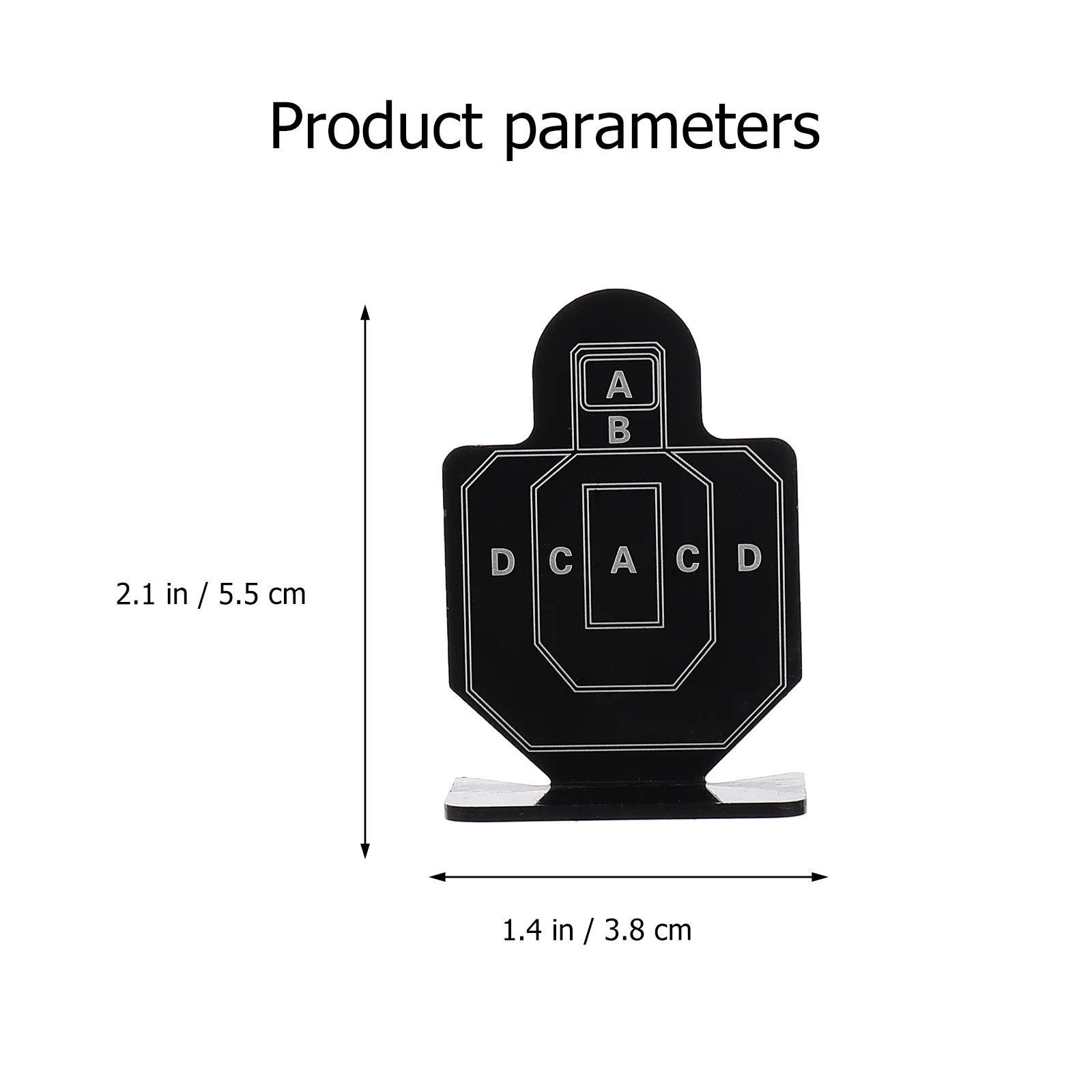 Cible d'entraînement au tir en plein air, en alliage, pratique pour les enfants en famille