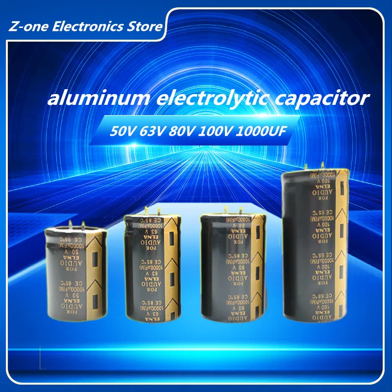 

2PCS ELNA original50V 63V 80V 100V 10000UF power amplifier filter audio new electrolytic capacitor 30*50 30*60 35*40 35*50 35*60