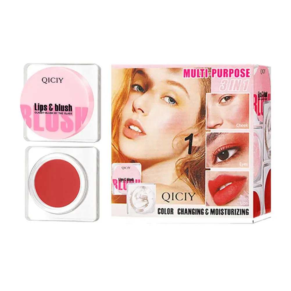 Transparente Mudança De Temperatura Cores Blusher Creme, Clareamento Sombra Natural, Blusher Rosto À Prova D' Água, Hidratante Contorno, N3P0