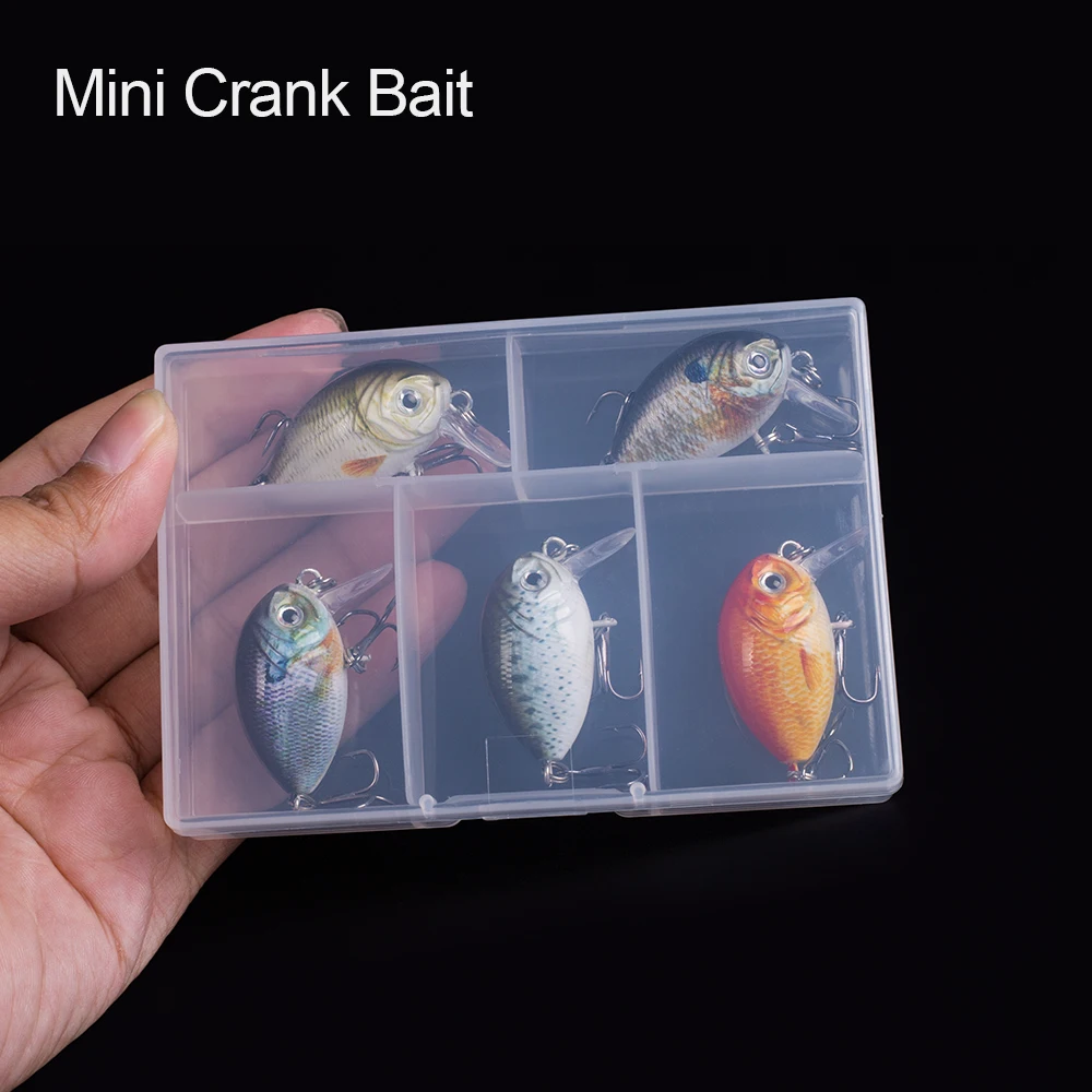 Señuelos Micro Wobbler Crankbait Duro Flotante Ruidoso para Agua Dulce - imagen 2