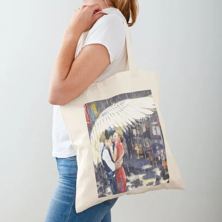 

Deckerstar - feathery shelter from the rain Tote Bag eco bag folding tote bag canvas Beach Cloth