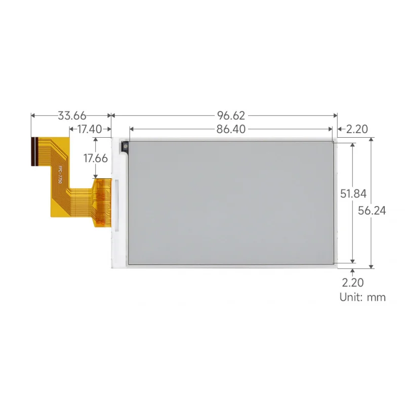 

SKU-31371 Waveshare 3.97inch E-Paper Display (G), E-Ink Display, 800 × 480 pixels, Red/Yellow/Black/White, SPI Interface, Standa