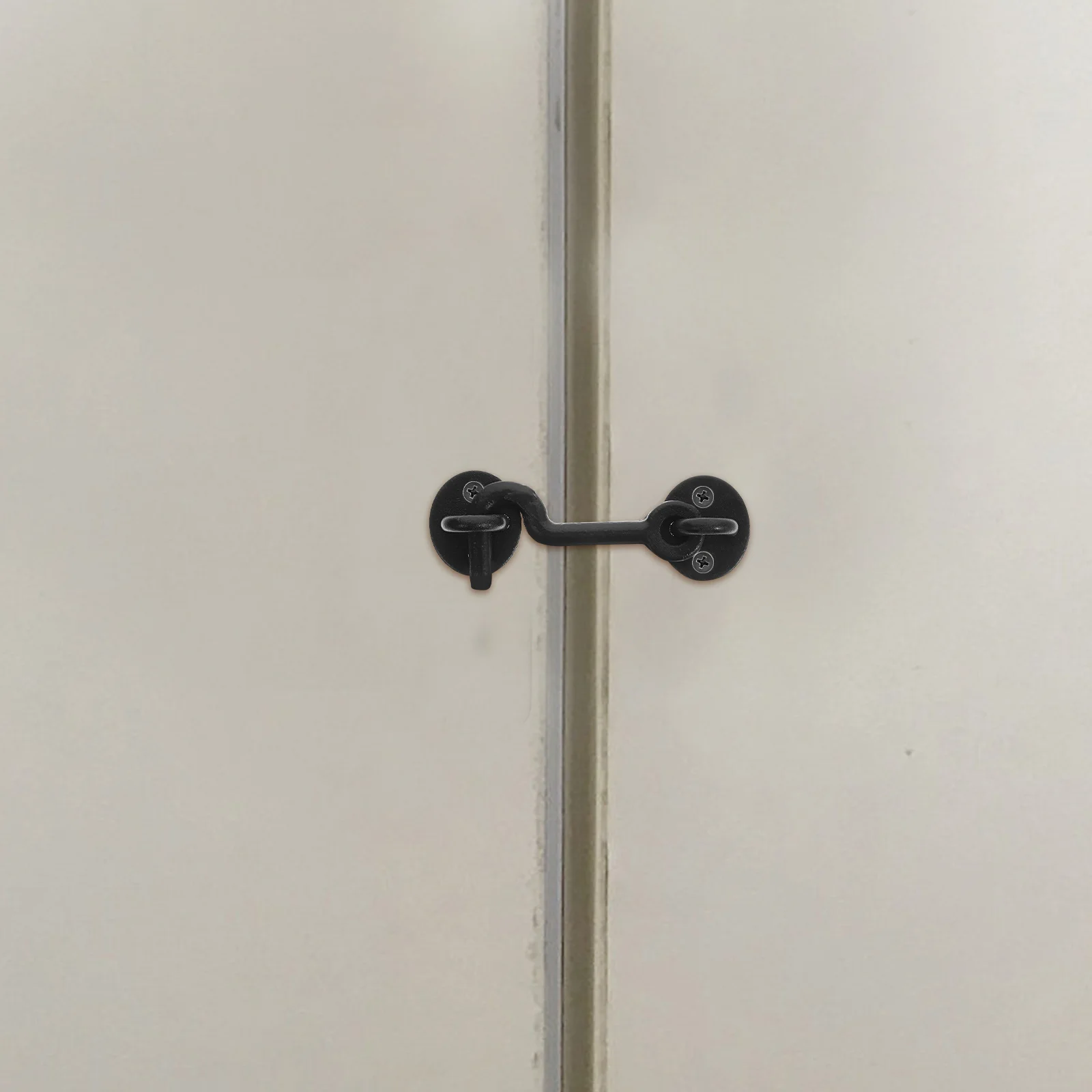 

Комплект прочных чугунных крюков с петлей для декоративного и функционального крепления на двери, окне, воротах, комплект крепежа