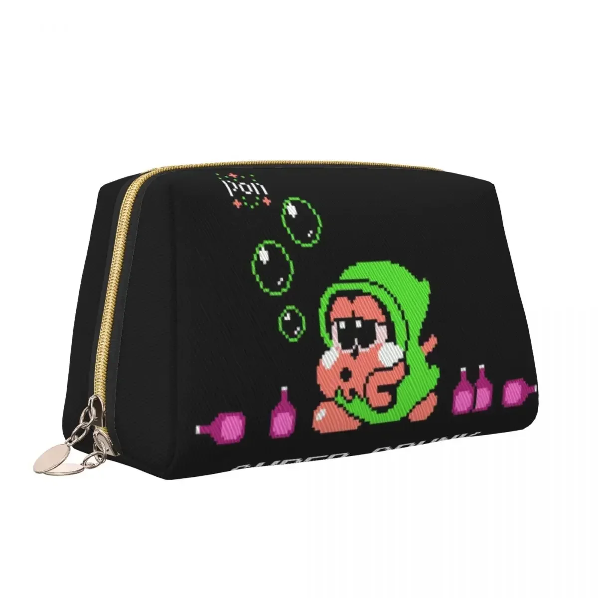 Fighting Games Bubbles Bobble Super Drunk Makeup Bag Women Travel Cosmetic Organizer Fashion Storage Toiletry Bags