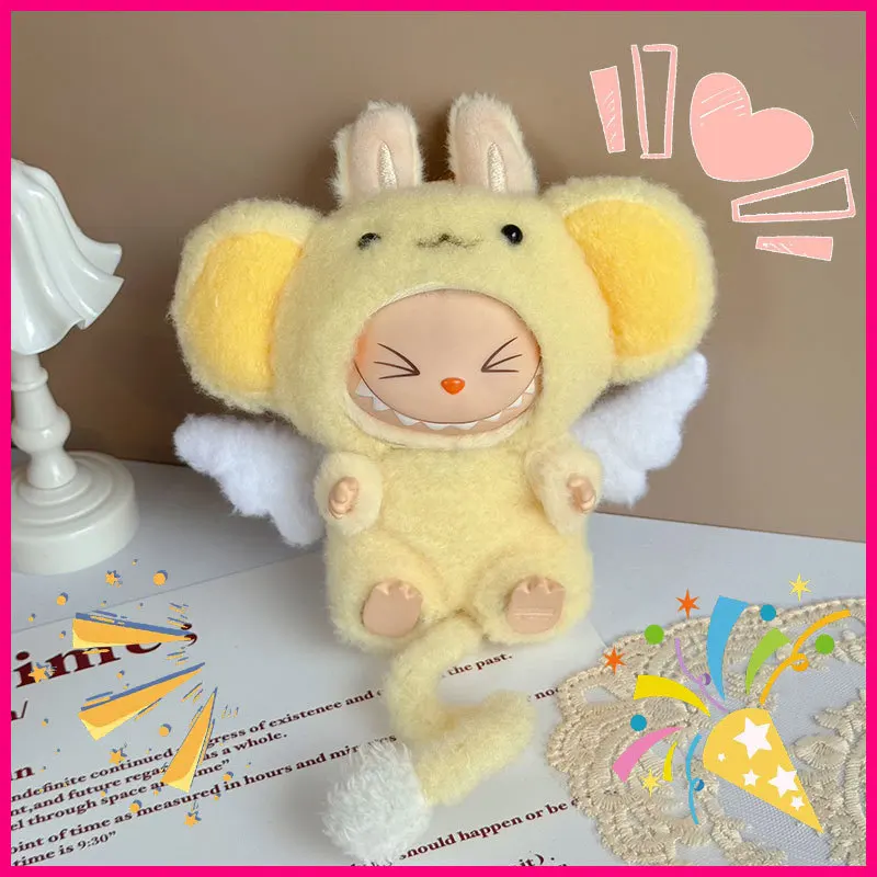 لملابس الأطفال من Labubu، مجموعة ملابس أطفال صغيرة من Ke، قلادة من الفينيل القطيفة، عصرية ومبتكرة، هدية عيد ميلاد للعطلات