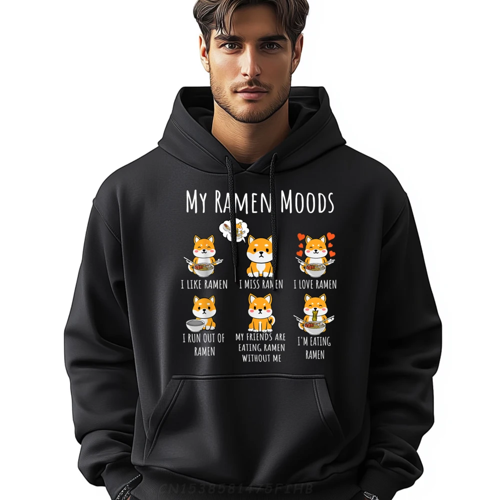 

Ramen Lover Shiba Inu Dog Japanese Noodles Ramen Funny Pullover Hoodies Camisas De Hombre England Style