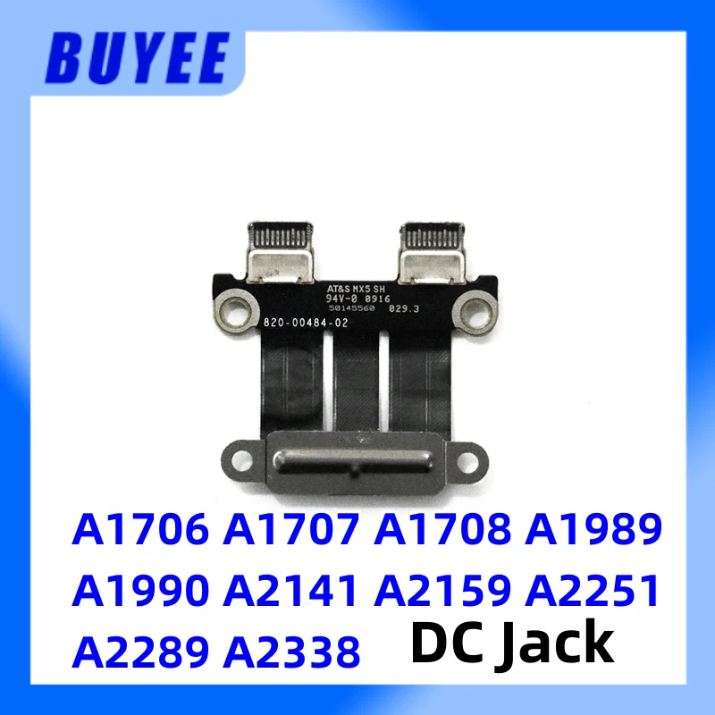 

Original Power DC Jack USB-C Connector For Macbook A1706 A1707 A1708 A1989 A1990 A2141 A2159 A2251 A2289 A2338 Type-C DC Power