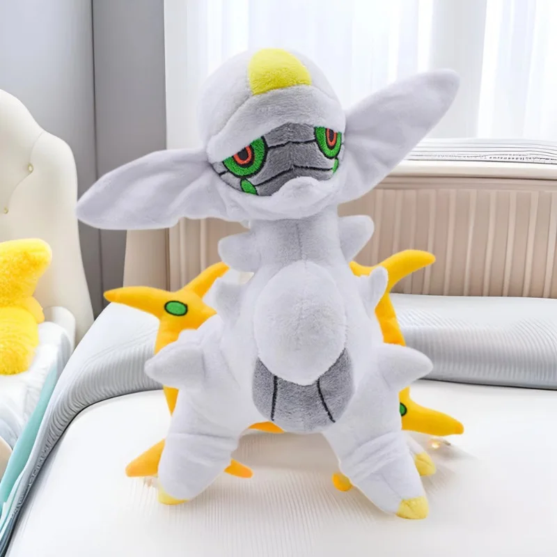 

27cm Arceus Plush Toy Cute Cartoon Soft Plush Doll Kawaii Pokémon Anime Pillow Cushion Children's Christmas Gift Collection