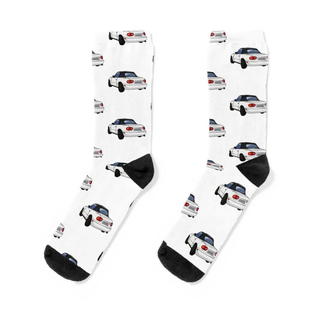 mazda Miata mx5 1990 back Socks Christmas ankle Socks Women Men's