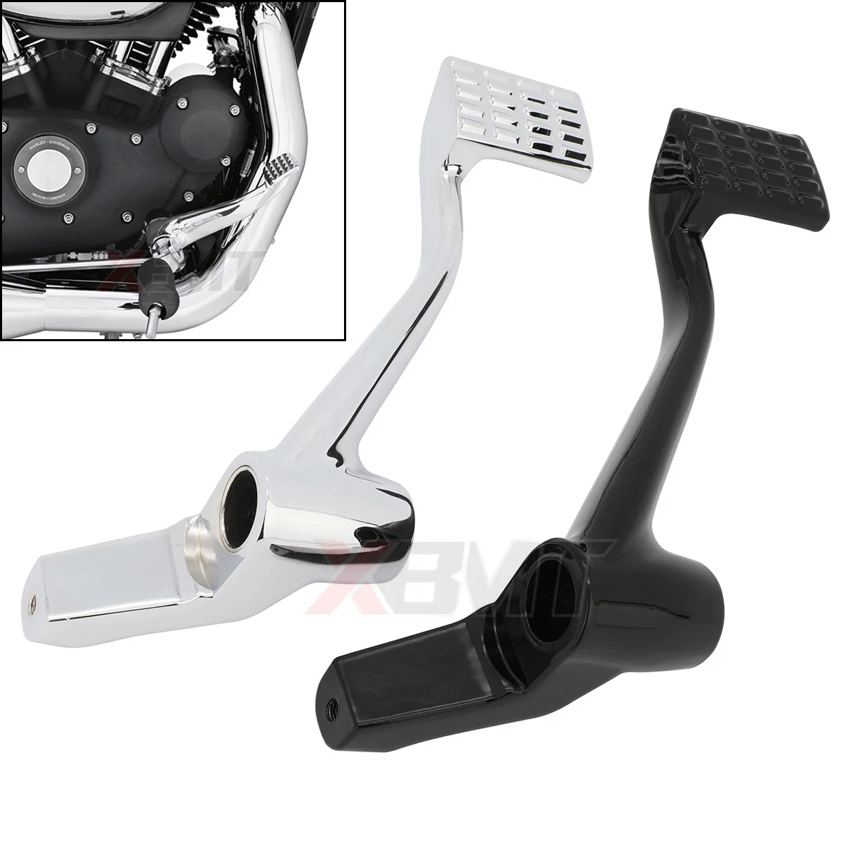 Motorcycle Forward Rear Controls Foot Brake Lever Case For Harley Sportster XL883 XL883C XL883N XL883L XL883R XL1200C XL1200N