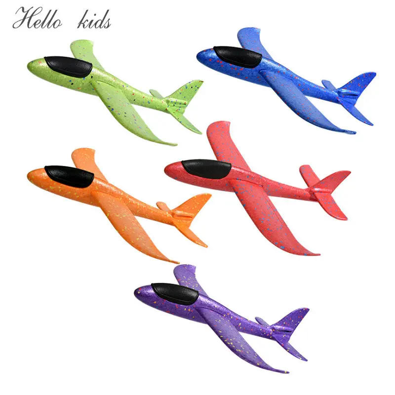 48cm Big Hand Launch Throwing Foam Palne EPP Airplane Model Glider Plane Aircraft Model Outdoor DIY Educational Toy For Children