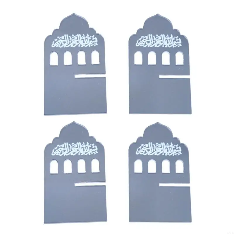 2Set Acrylic Ramadans Dates Holder Eid Ramadans Table Decorations Home Decors X3UC