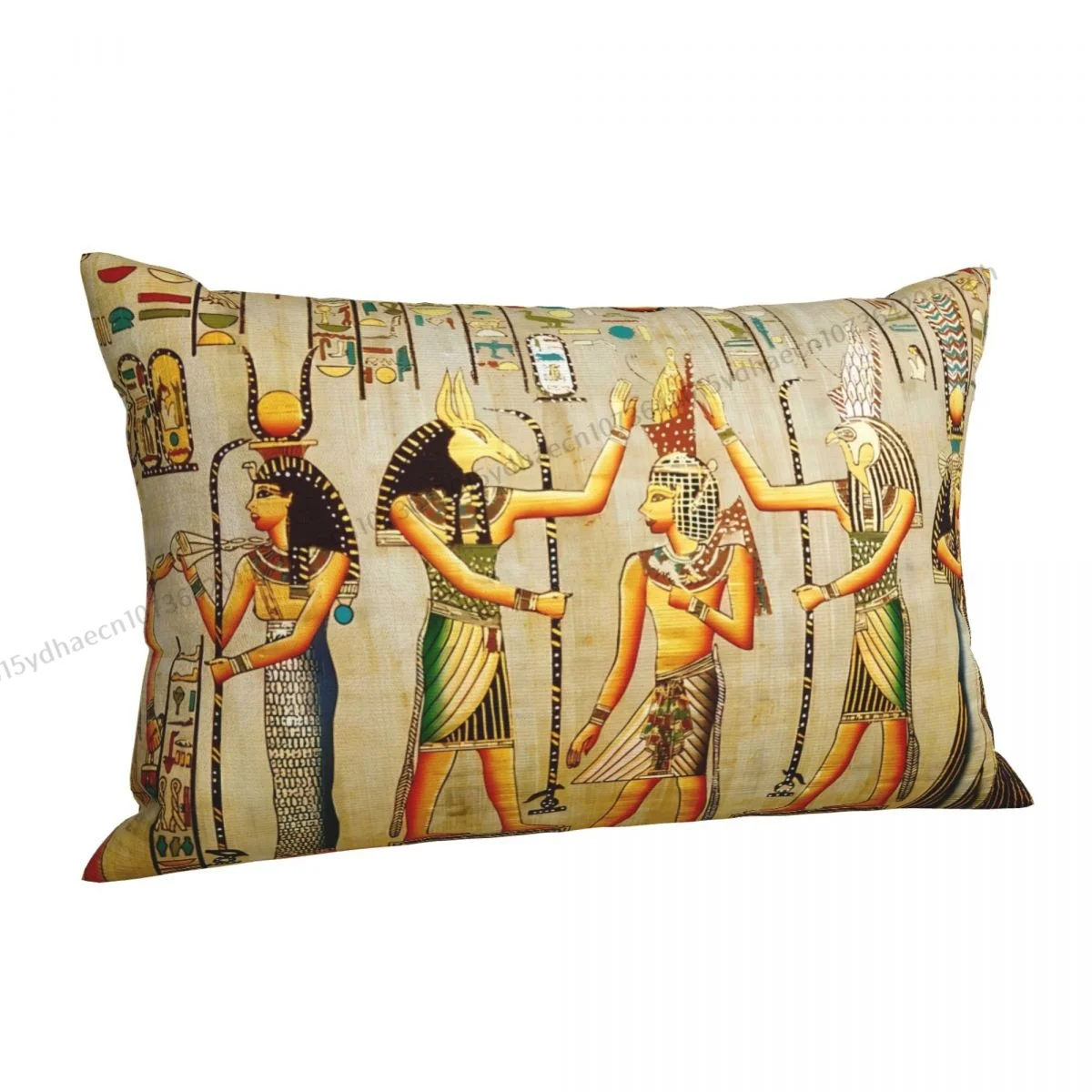 Egyptian Eye Of Horus In Circular Pattern Pillow Case Cushion Covers Home Sofa Chair Decorative Backpack Covers