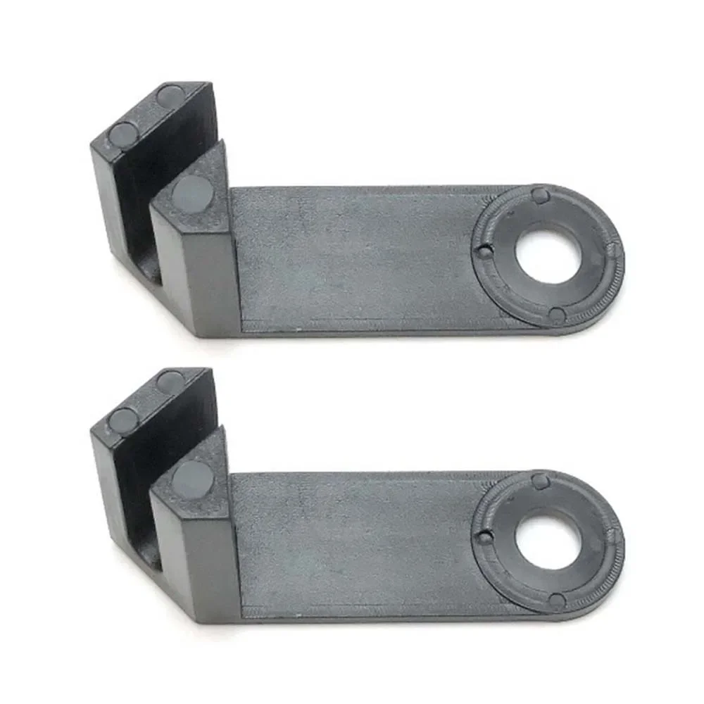 2pcs Black Plastic Pulley Guide Plate Steel Rope Fixing For Smith Machine Gym Equipment Strength Training Accessories