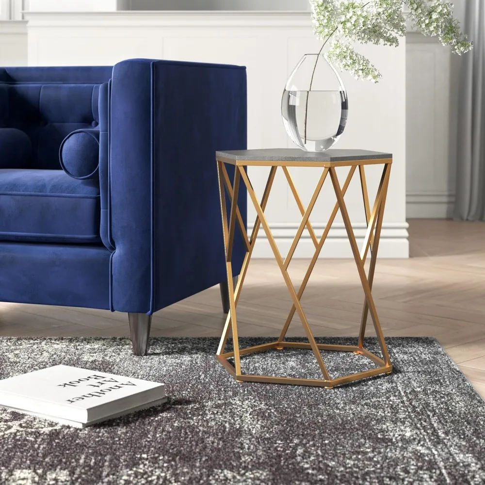 Móveis npd e mais mesa final Cressa Faux Shagreen