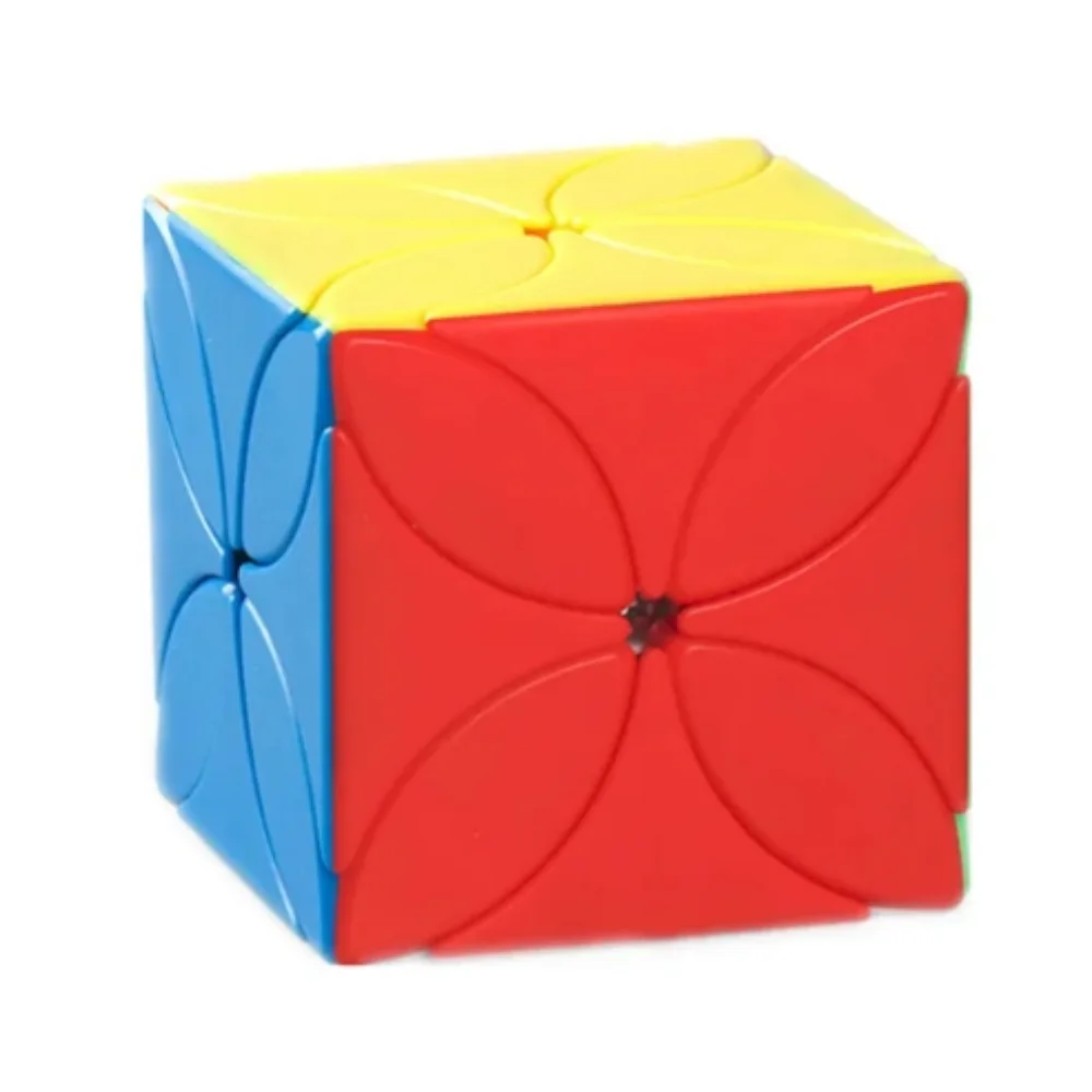 MoYu MoFangJiaoShi Meilong Four Leaf Clover Magic Cube Stickerless Puzzle 4-Leaf Cube Speed Educational Toys For Kids Students