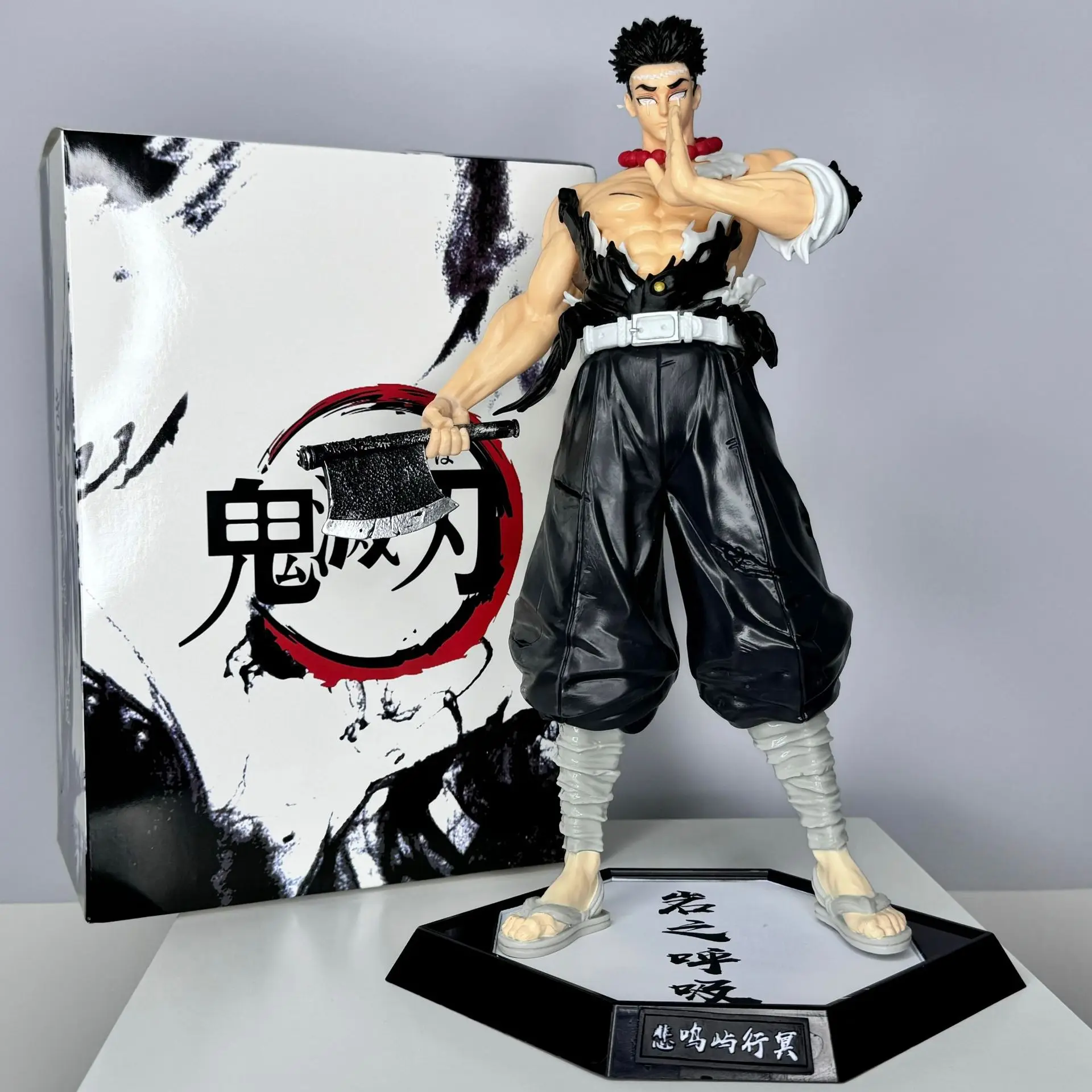 29cm  Kimetsu no Yaiba Anime Figures Yoriichi Daki Gyutaro 12 Style Action Figure Statue Model Doll Collection Toys Gifts