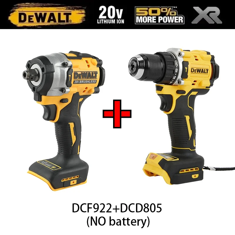 

Аккумуляторная ударная дрель-шуруповерт DEWALT DCD805 20V, бесщеточная, многофункциональная, электрическая, ручная
