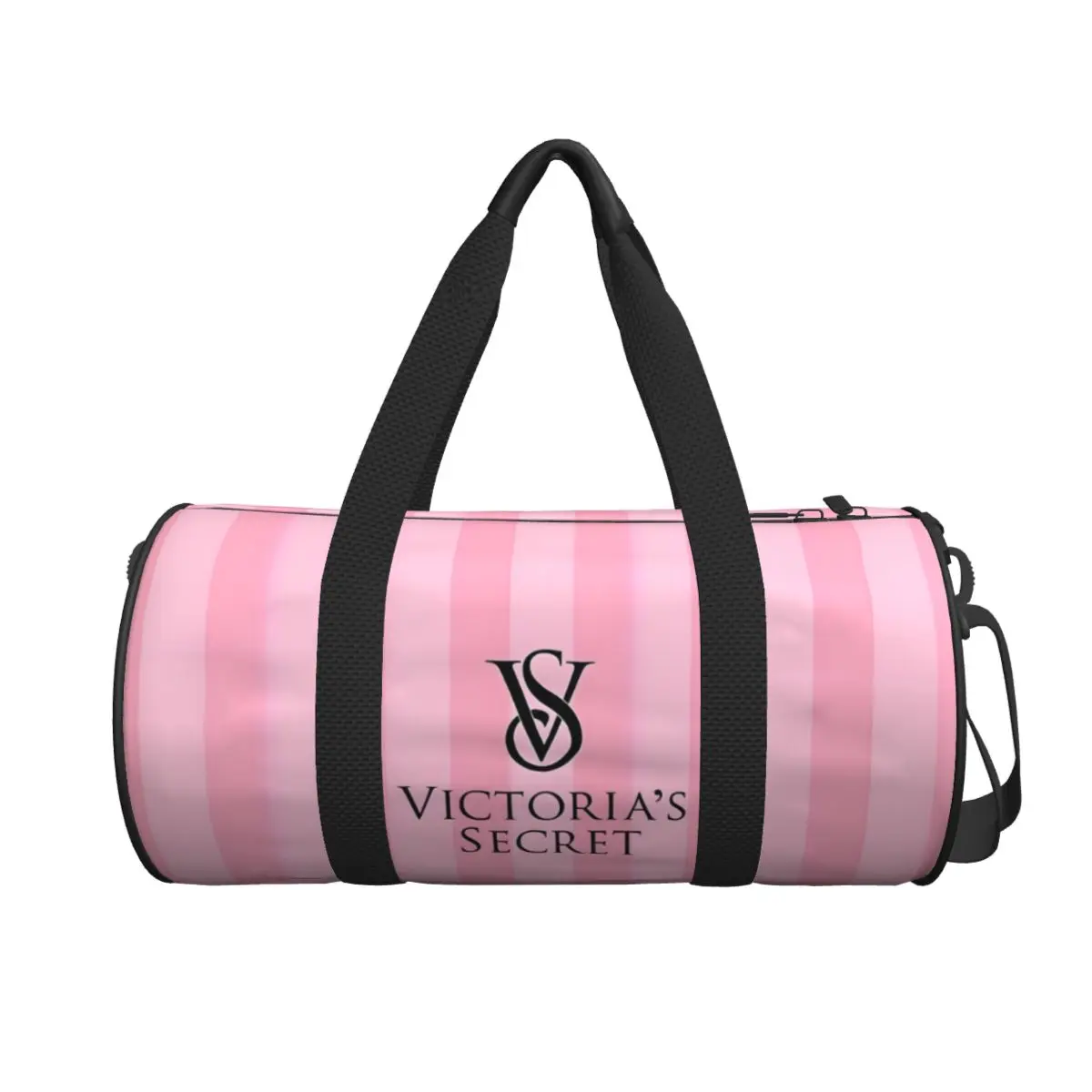 Like-Victoria-S-Secret-Style Round Large Capacity Travel Duffel Bag, Handheld travel bag, lightweight storage luggage bag