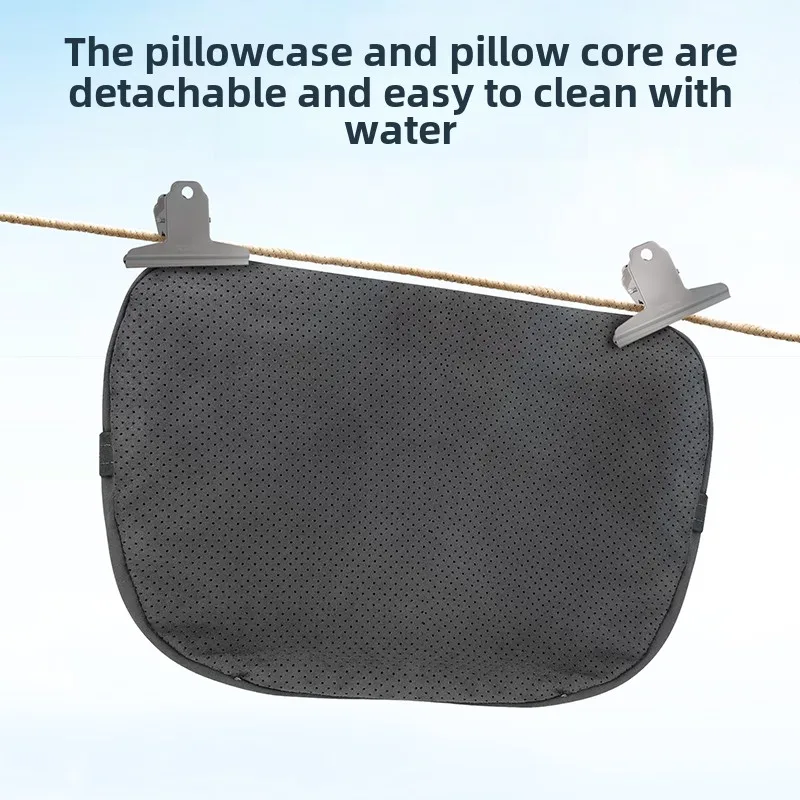 Double-Sided Car Seat Cushion（Suede + Plush Fleece） - Headrest & Lumbar Support, All Vehicles Compatible, Luxury Comfort for Lon - Image 5