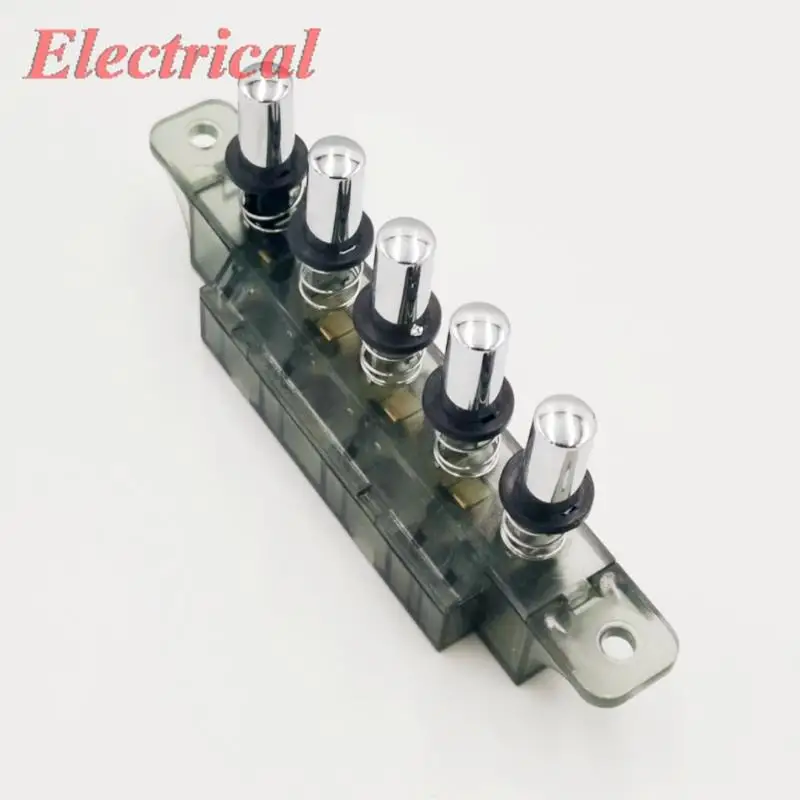 1pc Piano Type Key Board Switch Fit for Kitchen Hood/Range Hood/Cooker Hood 5 Press Button Number AC 250V 4A