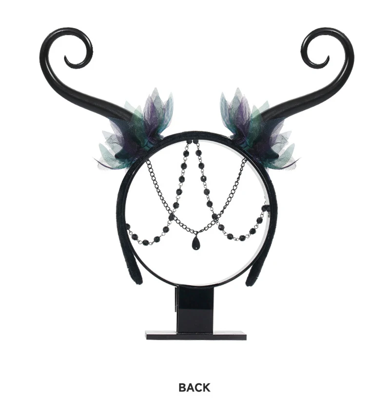 Fairy Antenna Headband Cosplay Halloween Party Fancy Forest Elf Costumes Headpiece Masquerade Headwear Fans Gifts