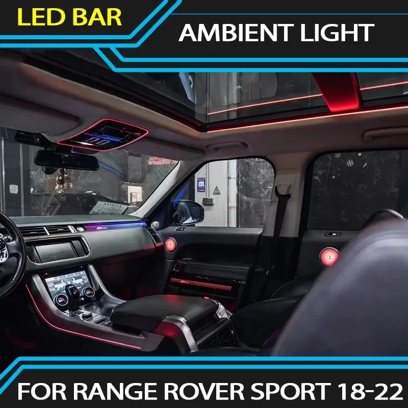 

LED Ambient Light For Range Rover Sport 2018-2022 Decorate Light Executive Edition 10 Colors Door Speaker Cover