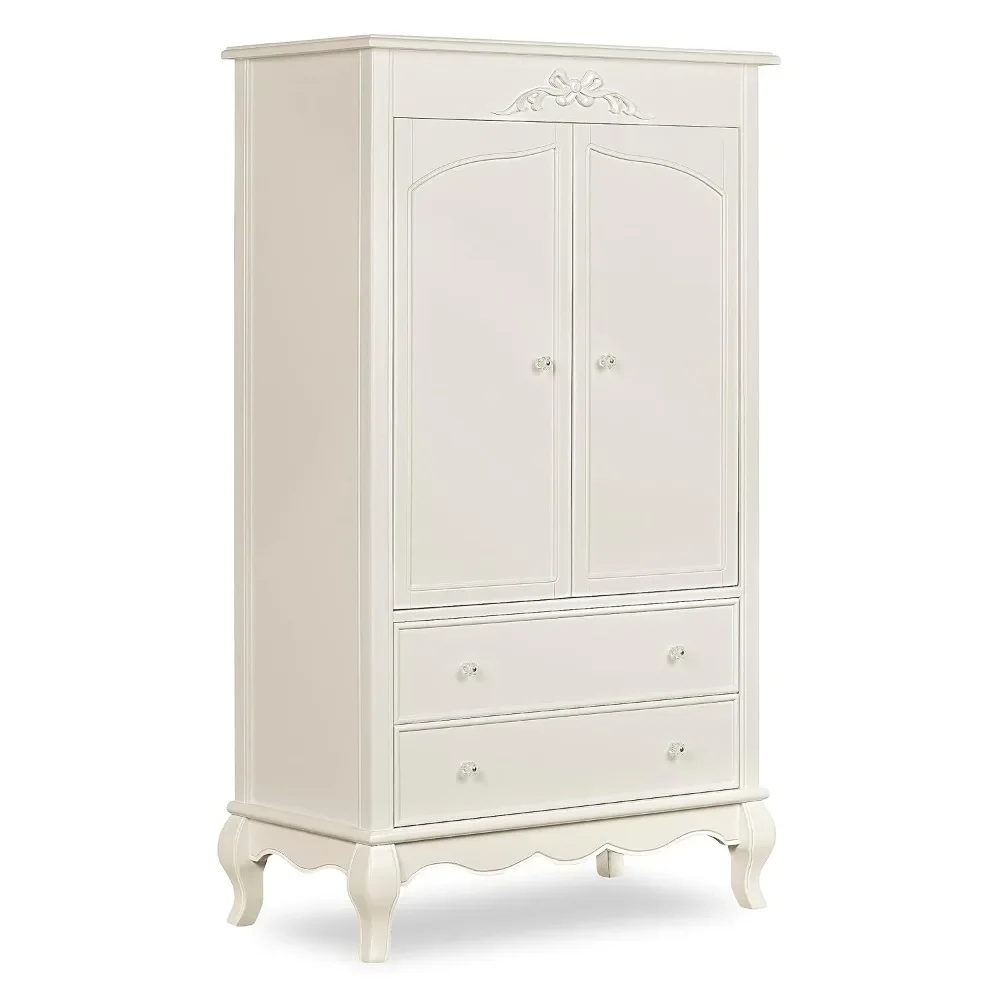 

Aurora Armoire - 40x20.25x68 Inch in Ivory Lace (Pack of 1)