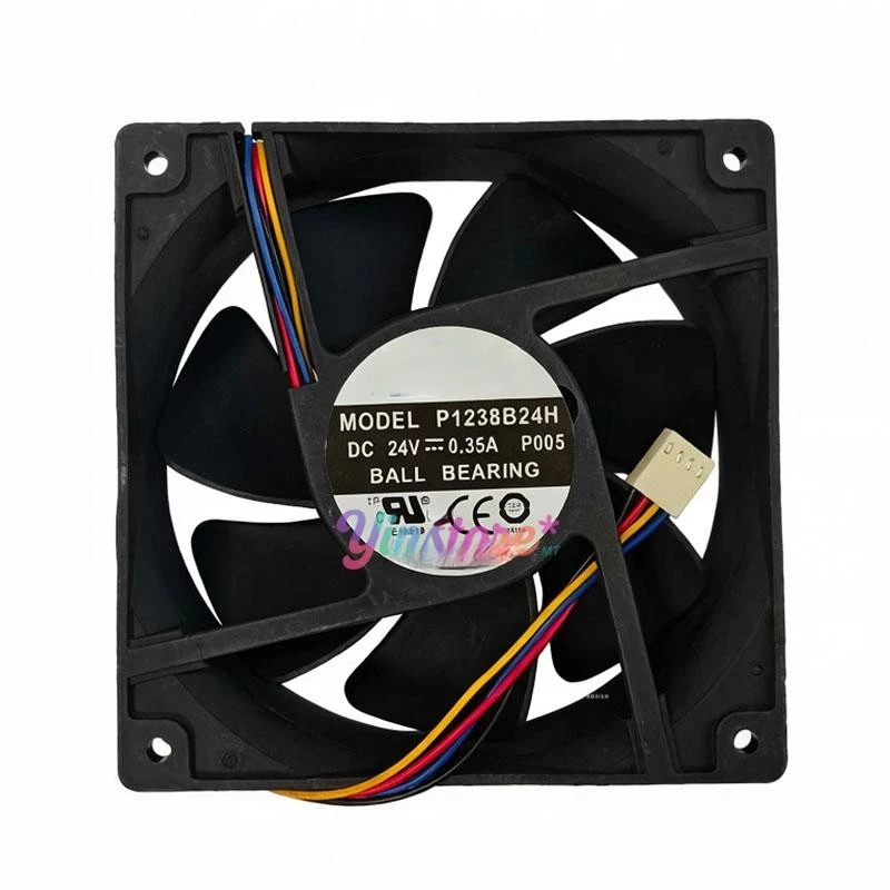 Y+for New P1238B24H Inverter Cooling Fan 12038 DC24V 0.35A 12CM 4Pin