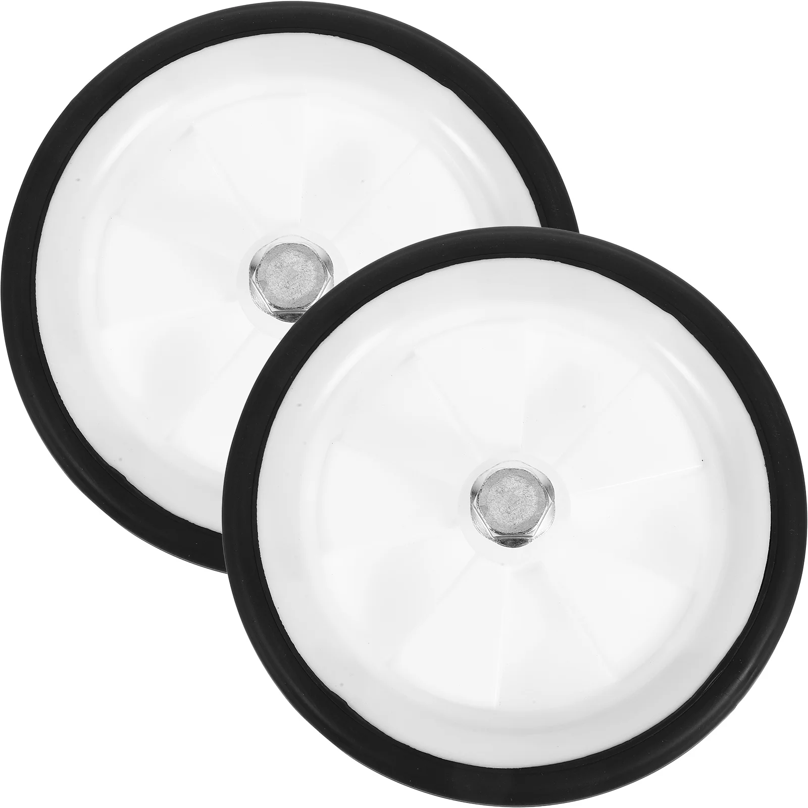 

2Pcs Air Compressor Caster Wheels Rubber Replacement Parts Efficient Inflation Versatile Use Automotive Repair Industrial