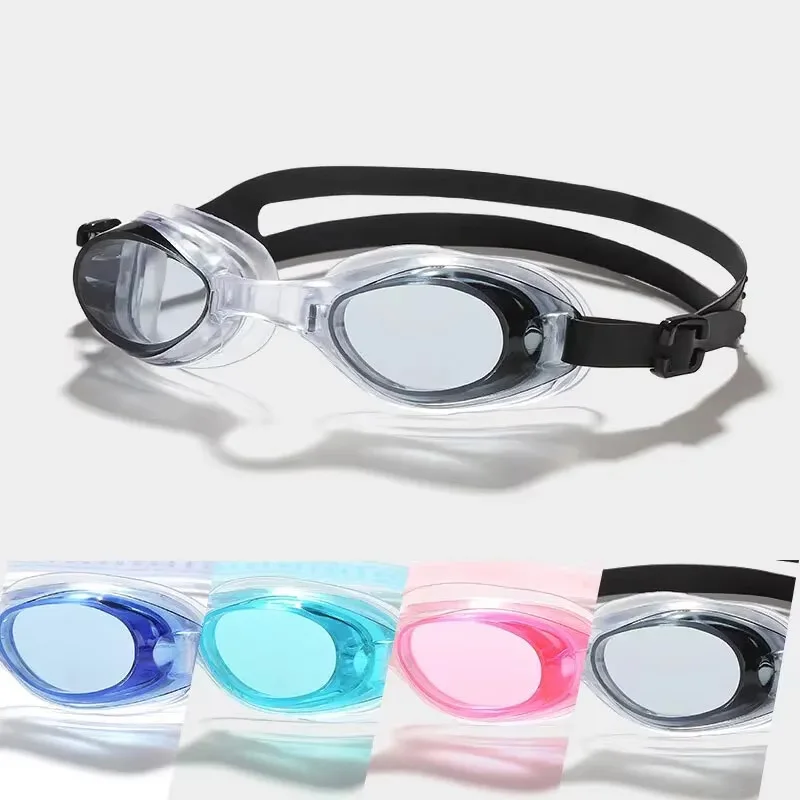 Silicone Goggle Women HD Men's Waterproof and Anti-fog Diving Equipment Small Frame Adult Swimming Glasses for Childre