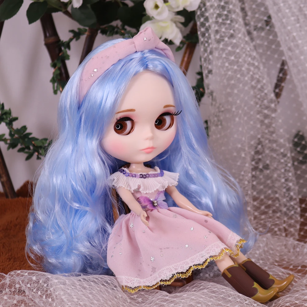 ICY DBS 블라이스 인형 화이트 스킨 매트 페이스 노멀 바디 네오 1/6 BJD Ob24 애니메이션 소녀 장난감