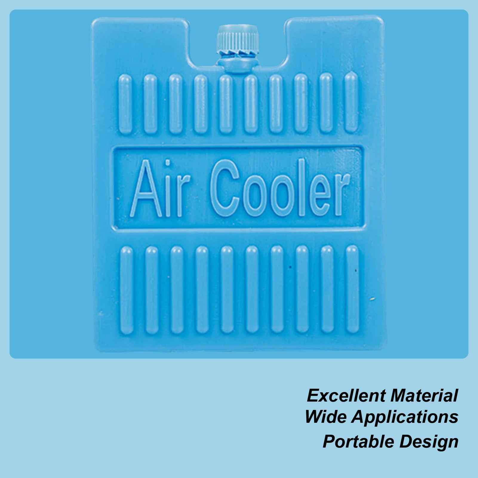Ice Packs For Lunch Boxes Portable Ice Crystal Box For Air Cooler Reusable Freezer Blocks For Air Conditioner Fan Lunch Drinks