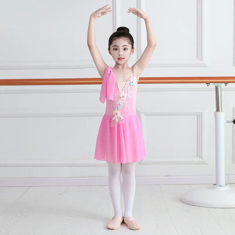 Vestido de Verano para Mujer, Maillot de Ballet para Niña, Ropa de Gimnasia para Madre e Hija, Vestidos Finos para Niñas, Uniforme de Entrenamiento de Ballet para Adultos