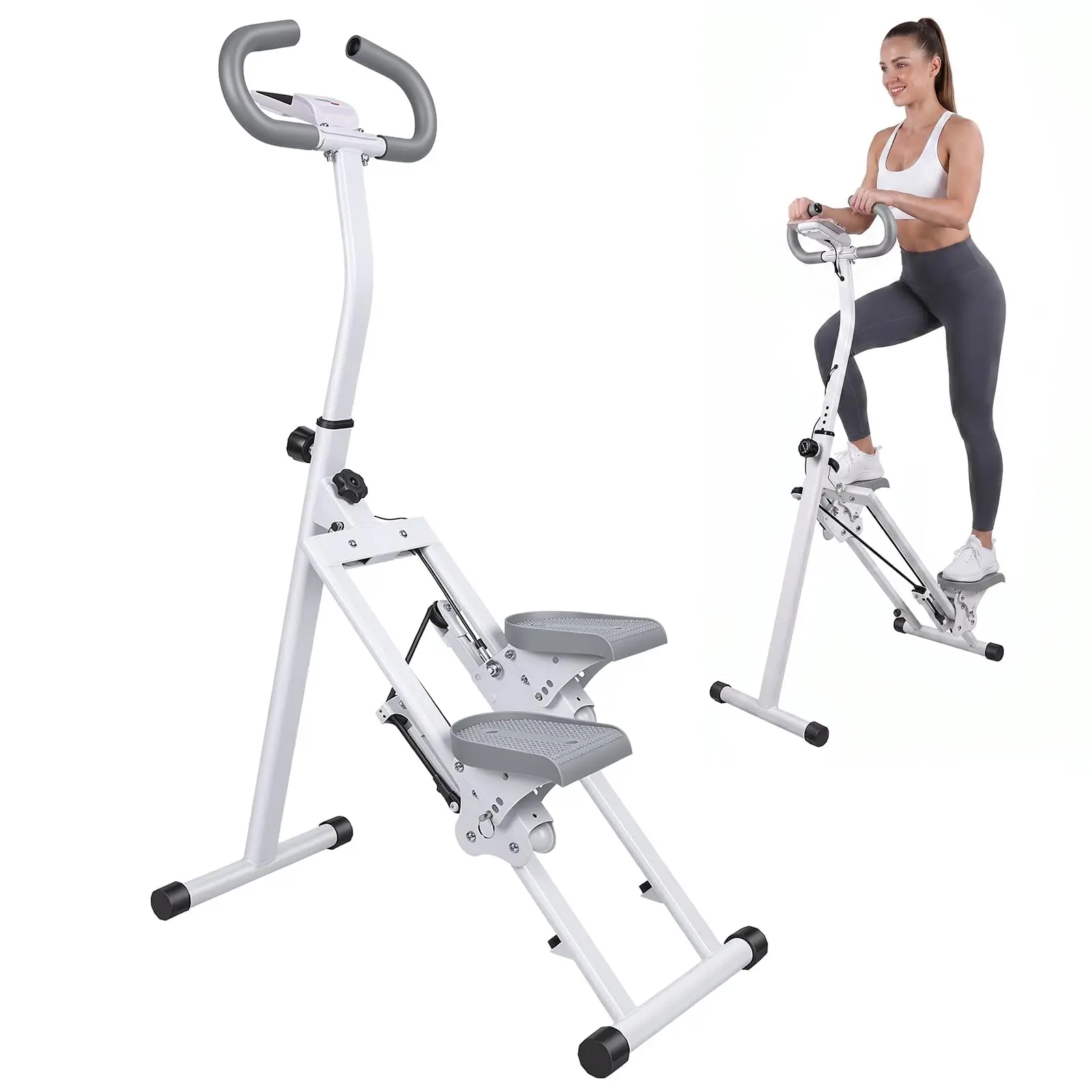 Stair Stepper for Home Gym Exercise, Vertical Climber Exercise Machine for Full Body Workout, Compact Folding Cardio E