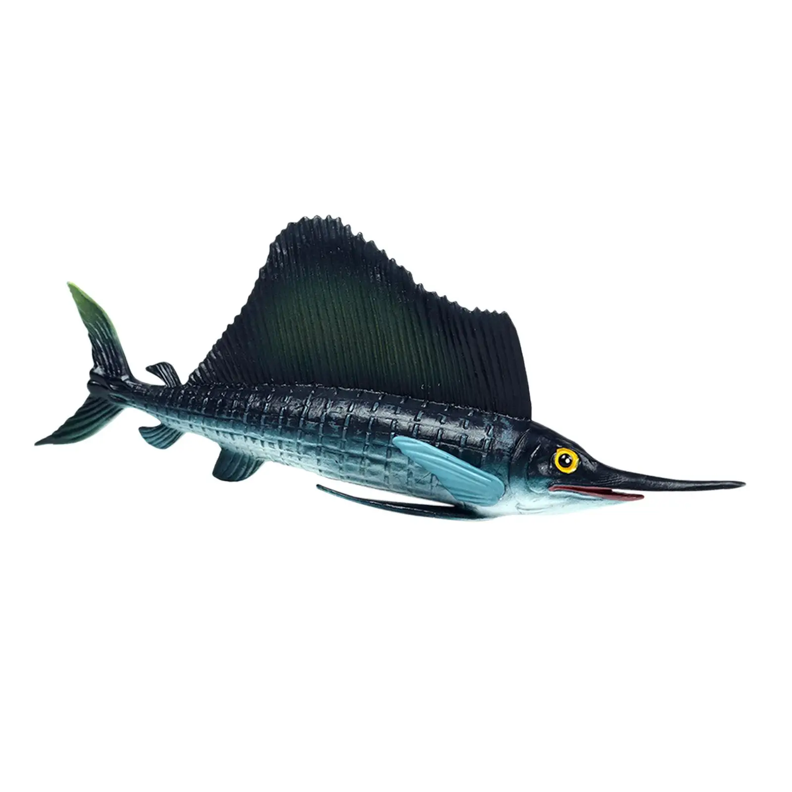 لعبة نماذج للحيوانات البحرية مجموعة نماذج لعب السمك للأولاد والأطفال Chauliodus #1