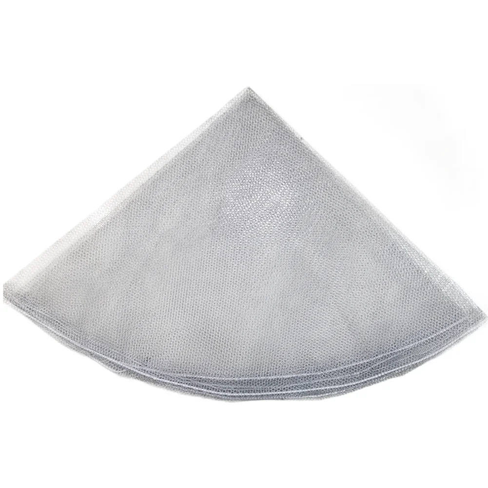 95 cm Round Mesh Cover for Outdoor Water Tanks Polyester Fiber Net Filter for Rain Barrels Garden Collection Systems