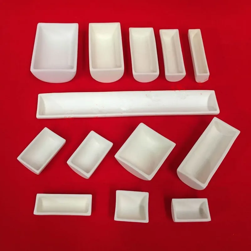 Alumina Crucible /Semicircle corundum crucible /Al2O3 Ceramic crucible/Refractory high temperature crucible/ Melting crucible