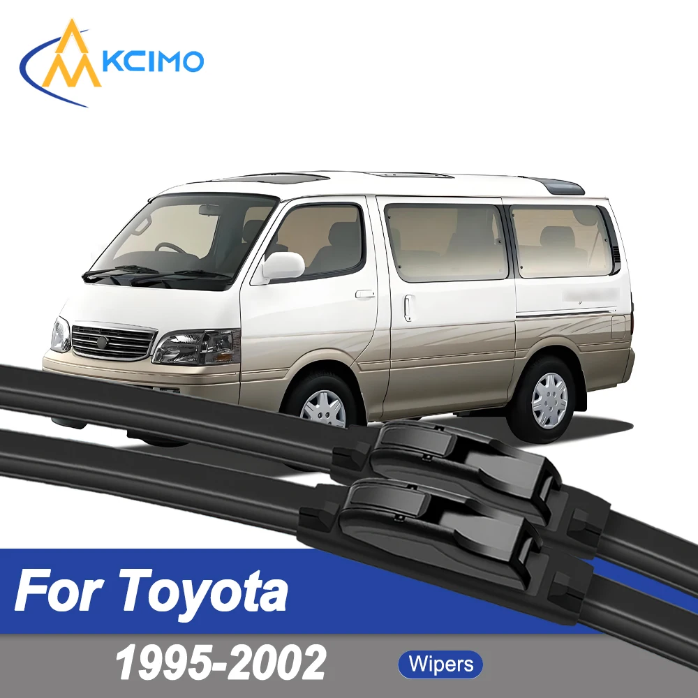 

Premium Rubber Durable Silent Windshield Wiper Blades 2pcs for Toyota HiAce XH10 XH20 1995-2002 Granvia Regius HiClass Granse