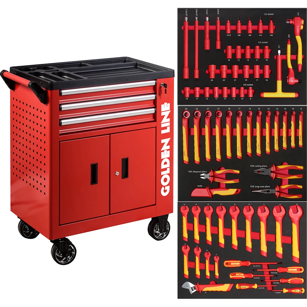 Workshop Tools Drawing - for·Pro Insulation Mechanical Hand Tool Set
