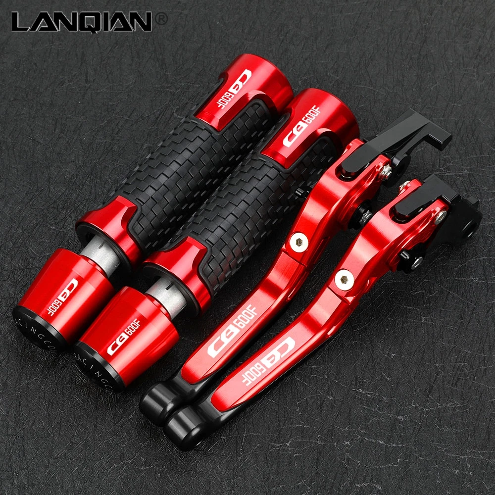 

Motorcycle Foldable Brake Clutch Levers 22MM 24MM Handlebar Knobs Handle Grips Ends FOR HONDA HORNET CB599 CB600F 2007-2013