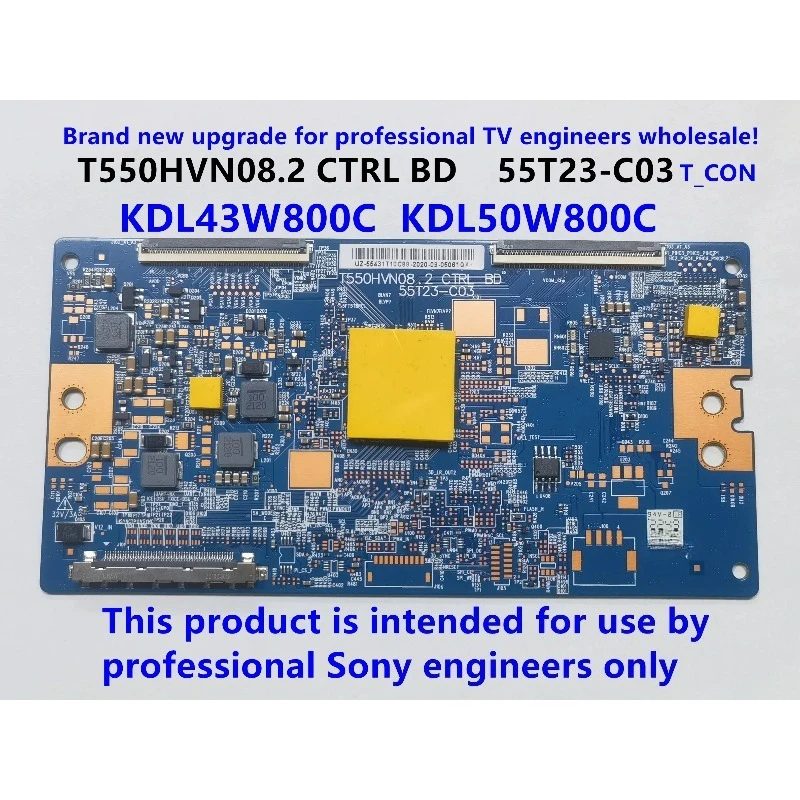 تتكيف مع لوحة المنطق T550HVN08.2 CTRL BD 55T23-C03 الأصلية 43 بوصة 50 بوصة 55 بوصة