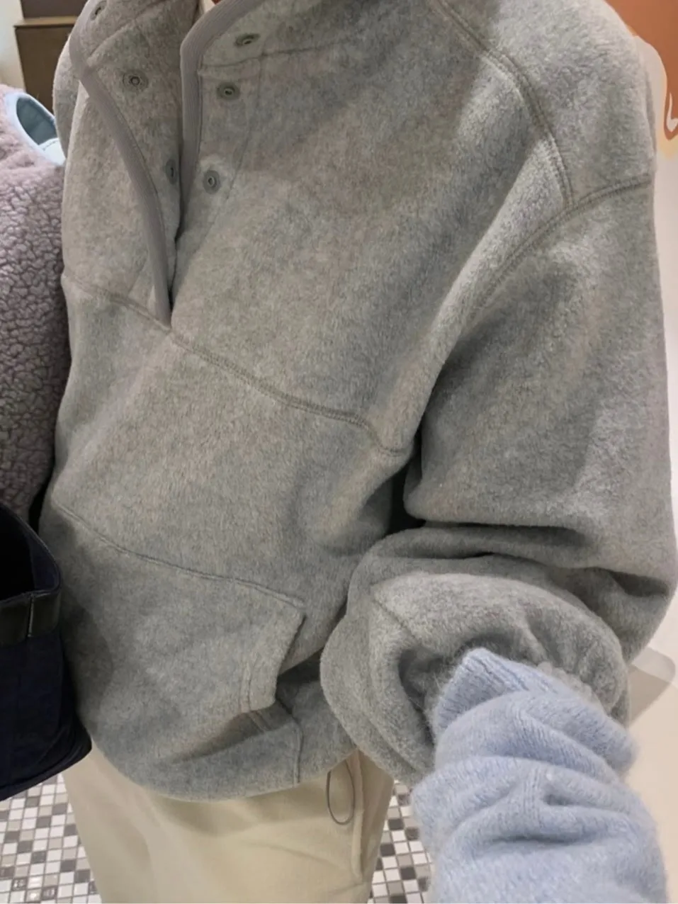 المرأة Fce البلوز عارضة فضفاض Dstring مقنعين Jaet التخسيس الوقوف طوق الخريف الشتاء جديد Sle النسخة الكورية