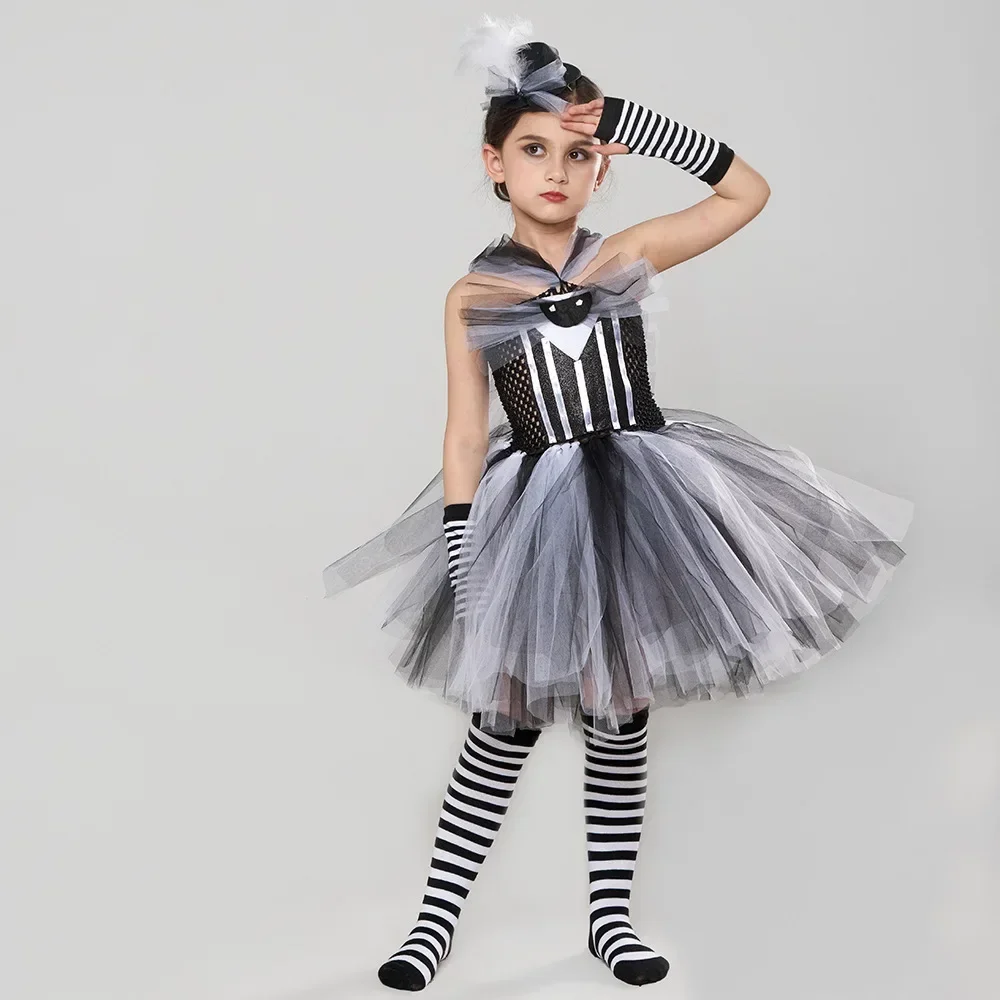 Nightmare Before Xmas Sally Kostüme für Mädchen Halloween Gruselige Faschingskleider für Kinder Karnevalsparty Verkleidung Tutus Outfits – Detail 15