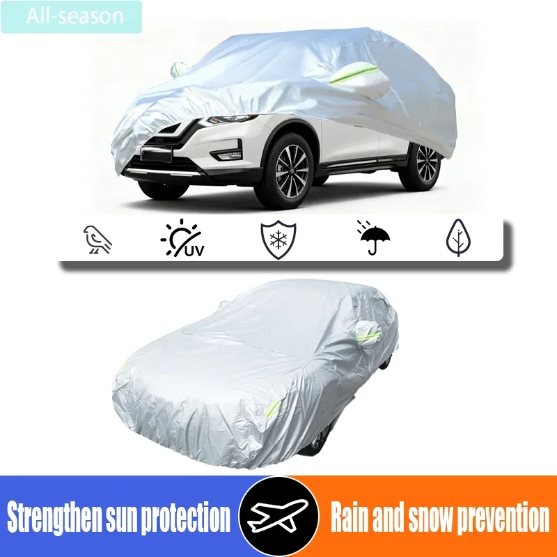

Nissan X-Trail Xtrail Outdoor Car Cover Sunshade, UV resistant, Rain and Snow resistant, Dustproof SUV Cover Windproof, Thickene