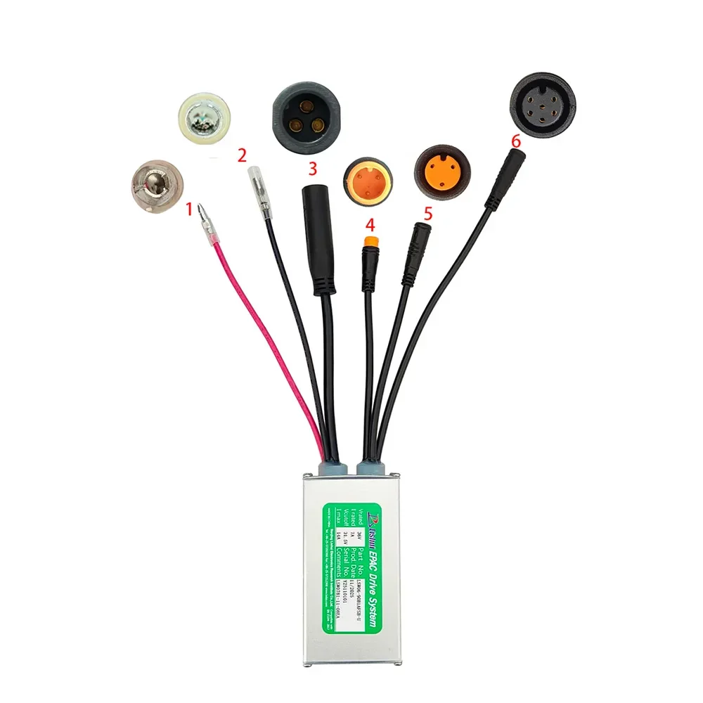 E-bike Brushless Motor Controller LSW06-90B1CFSB 36V15A for Electric ScootersFat Bike MTB Accessories Speed Controller