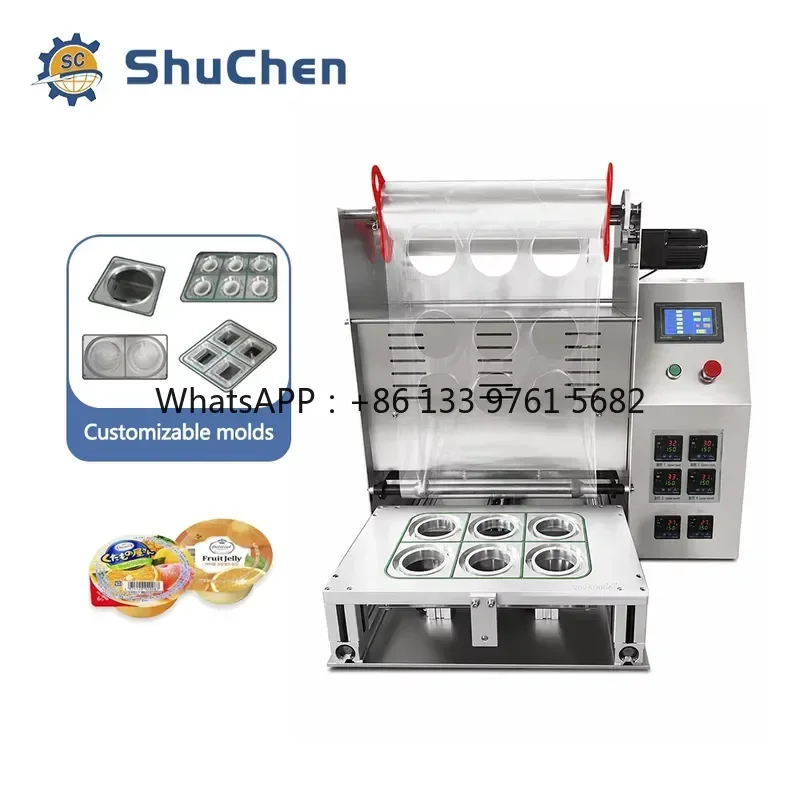 WSQ Shuchen Instant Noodle Cup Sealing Machine Table Cup Sealing Machine Cup Sealing Machine Fully Automatic