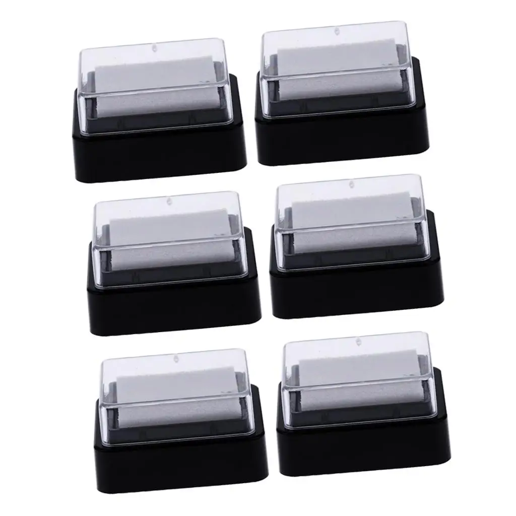 

60Pcs White Ink Pad Inkpad No Pigment Empty Rubber Stamp Finger