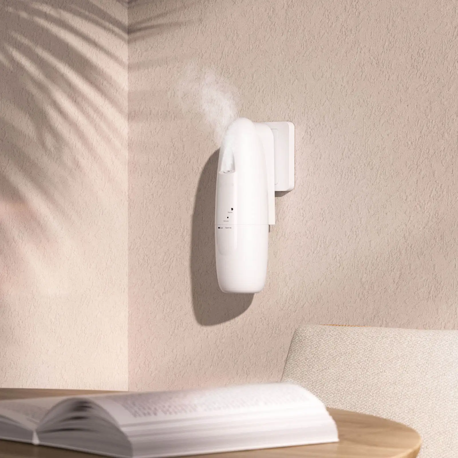 New Design Aroma Oil Diffuser Electric Cold Air Nebulizer Diffuser Home Fragrance Diffuser Wall Plug-In Aroma Diffuser